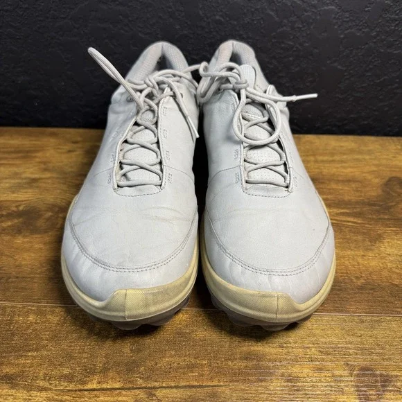 Ecco Biom Hybrid Golf Shoes Mens Size‎ 13-13.5 Gray Leather Spikeless Comfort